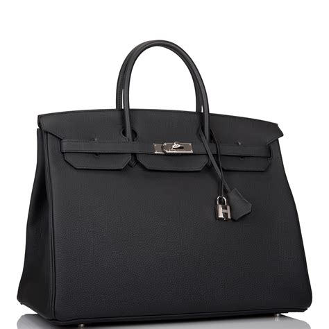 Hermès Plomb Birkin 40cm of Togo Leather with Palladium 